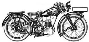 Model 201 Z (1932 rok) - motocykl w opcji ze wszystkimi dodatkami